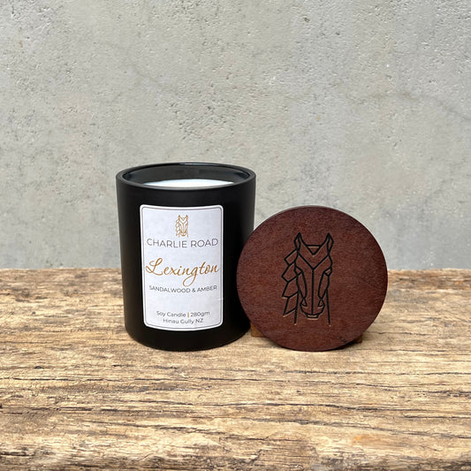 LEXINGTON | Sandalwood + Amber | Large Candle