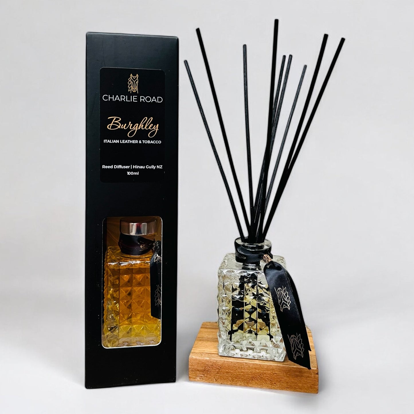 BURGHLEY | Italian Leather & Tobacco