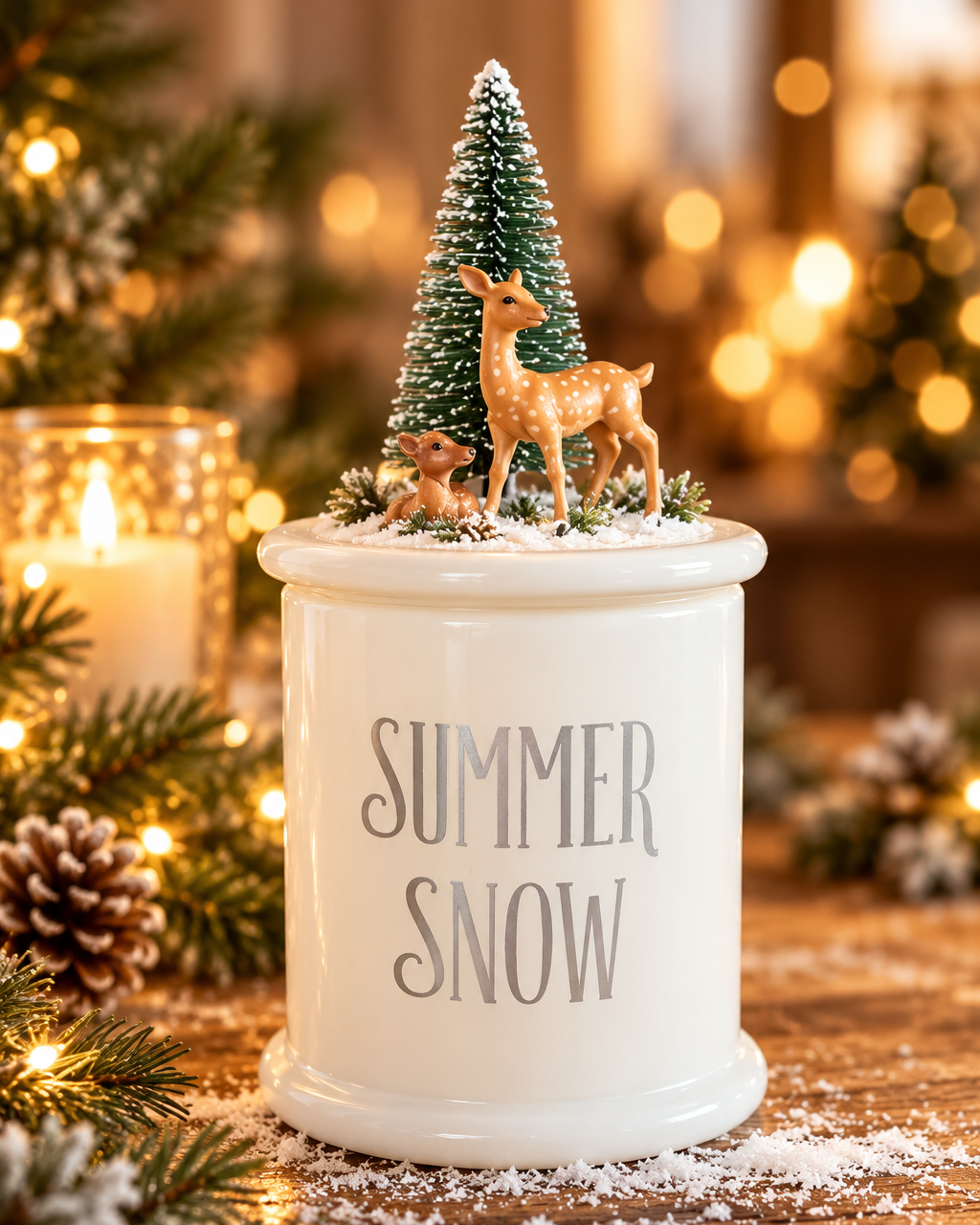 SUMMER SNOW - Christmas Candle
