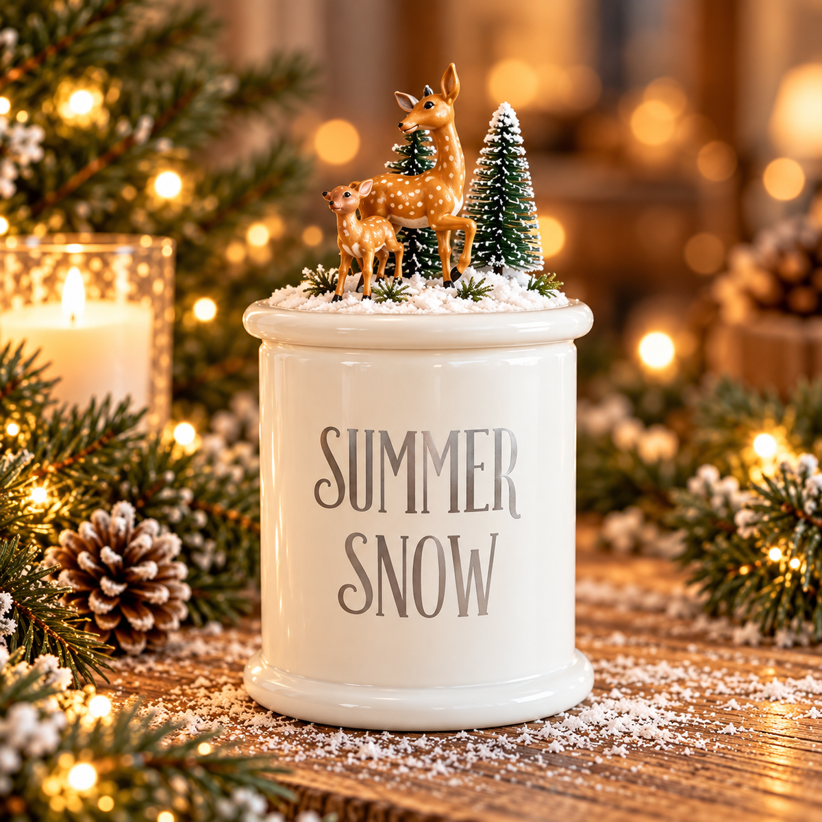 SUMMER SNOW - Christmas Candle